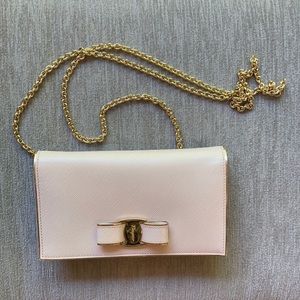 Salvatore Ferragamo Miss Vara Bow Wallet on Chain